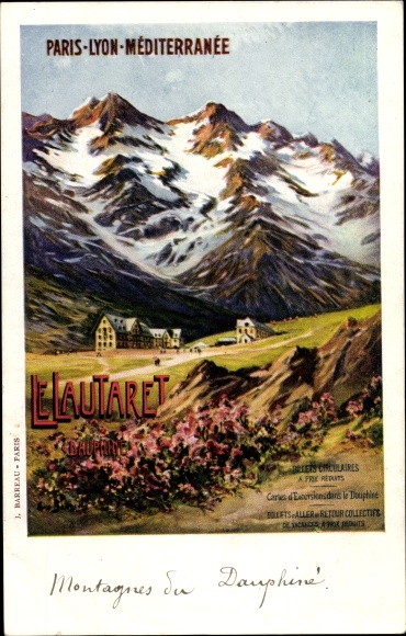 Artist PC Col du Lautaret Aveyron, Paris-Lyon-Mediterranee, Panorama