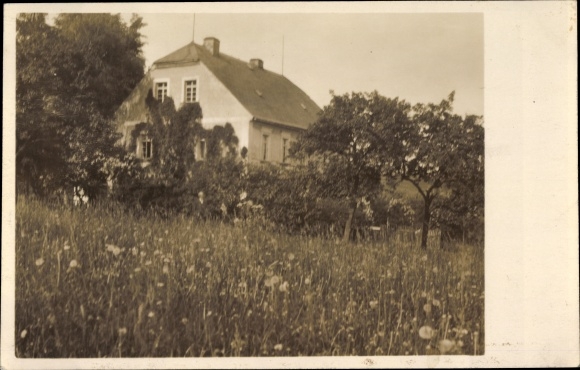 Photo Postcard Ebersbach Neugersdorf in Oberlausitz, view of a residential building