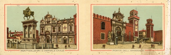 12 lithographs in envelope Venezia Venice Veneto