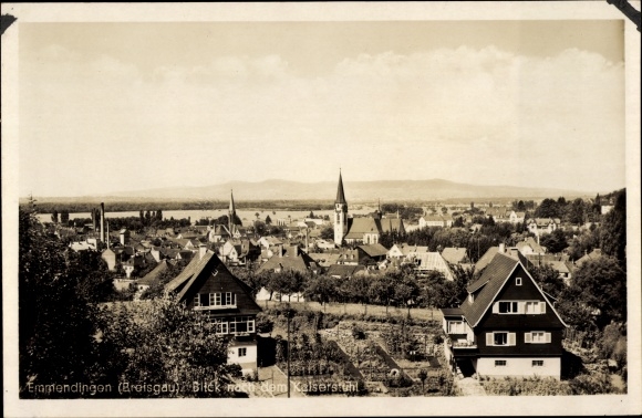 KP Emmendingen im Breisgau Baden, Panorama, Kaiserstuhl