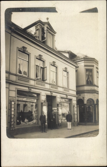 Foto Ak Hamburg Altona, Stadtansicht, Schaufenster, Geschäft