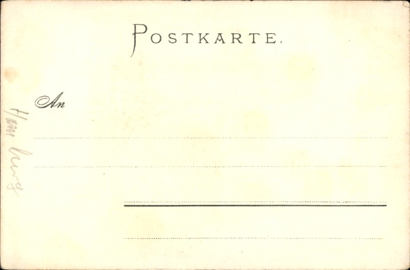 Artist Chromo-Litho Biese, C., Hamburg, Town Hall