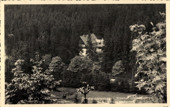 Ak Waldbärenburg Bärenburg Altenberg im Erzgebirge, Haus Marienhof