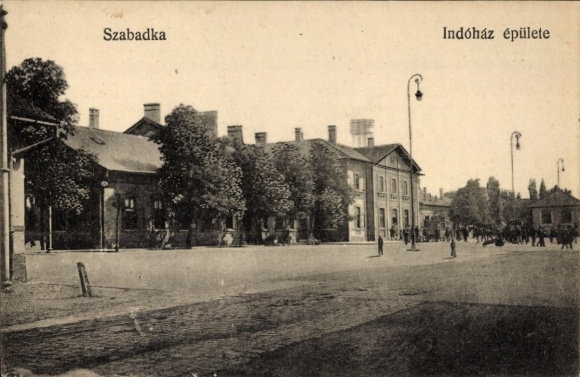 Ak Szabadka Subotica Servië, Indohaz eülete