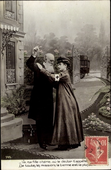 Postcard Nurse says goodbye to her father