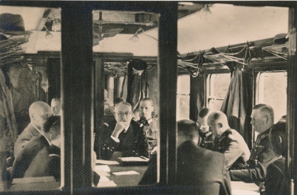 Photo Compiègne Oise, signing of the armistice, June 1940, Heinrich Hoffmann