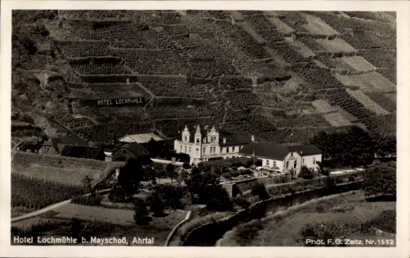 Ak Mayschoß in Rheinland Pfalz, Hotel Lochmühle, Bes. C. Sautmann