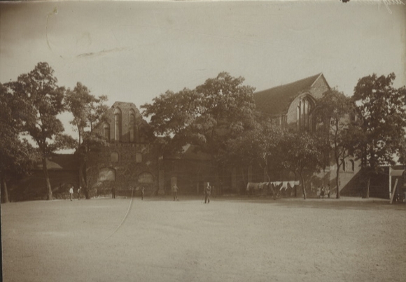 Original photo Tangermünde in Saxony-Anhalt, monastery ruins, around 1900