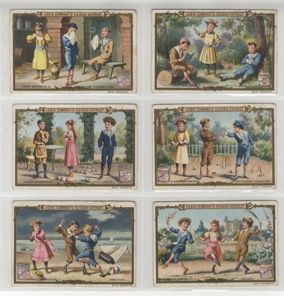 Liebig Pictures Series A 297 Children's Barometer 1895