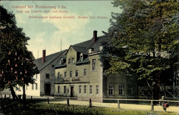 PC Grünfeld Waldenburg in Saxony, establishment Inn Grünfeld