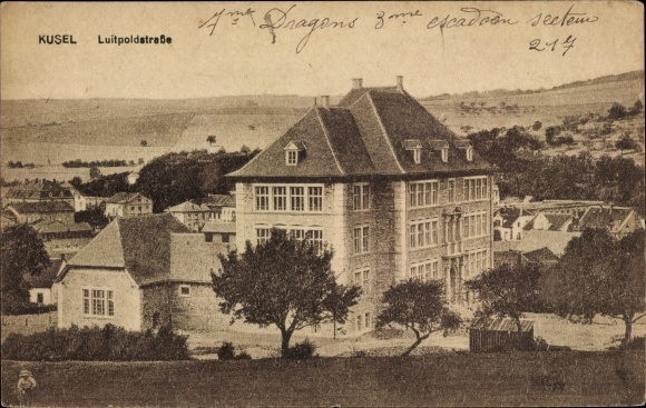 Postcard Kusel am Kuselbach Rhineland Palatinate, Luitpoldstrasse