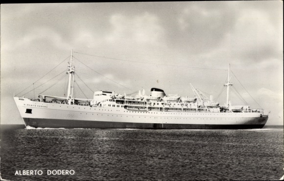 Ak Stoom boot MN Alberto Dodero, Flota Argentina de Navegación de Ultramar