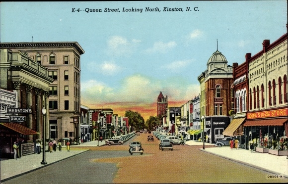 Ak Kinston North Carolina, VS, Queen Street