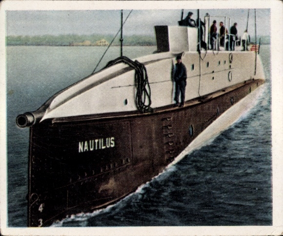 Collector's picture The Post-War Period No. 179, December 1931, With the submarine to the North Pole, Nautilus
