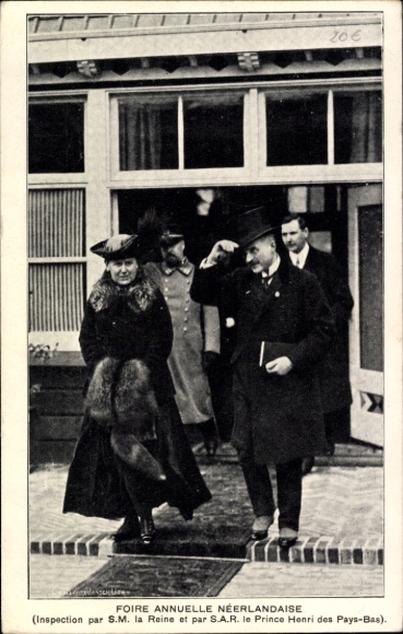 KP Utrecht Holandia, Holenderski Jarmark 1919, Królowa Wilhelmina Holenderska, Książę Henryk