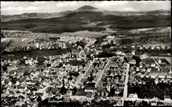Postcard Eislingen an der Fils Württemberg, aerial photograph