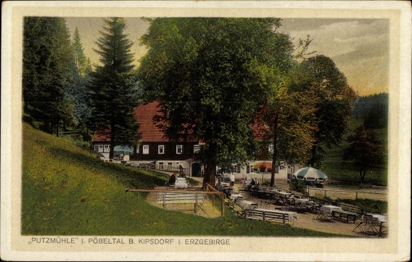Postcard Oberpöbel Dippoldiswalde Saxony, Putzmühle