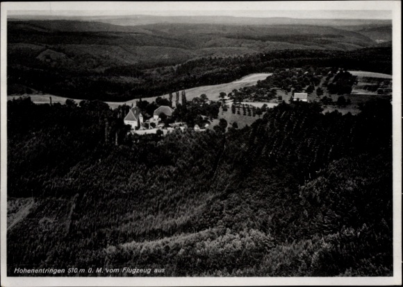 Ak Entringen Ammerbuch in Baden Württemberg, Hohenentringen, luchtfoto