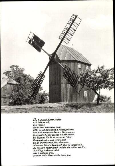 Ak Kottmarsdorf Kottmar in der Oberlausitz, De Kutterschdurfer Mühle