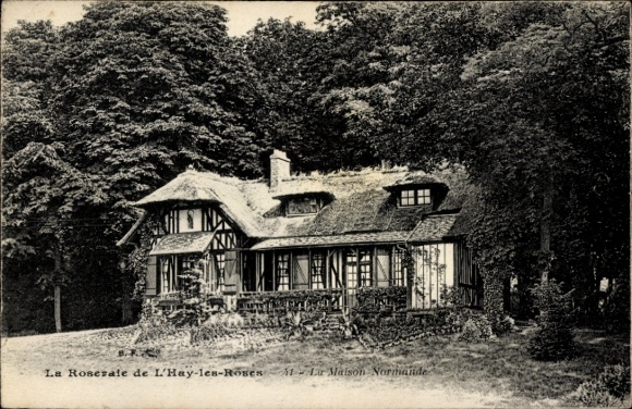 Ak L'Haÿ les Roses Val de Marne, Maison Normande, Fachwerkhaus