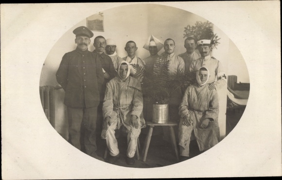 Photo Gliwice Gliwice Upper Silesia, Dutch Red Cross Hospital, patient Kleinman