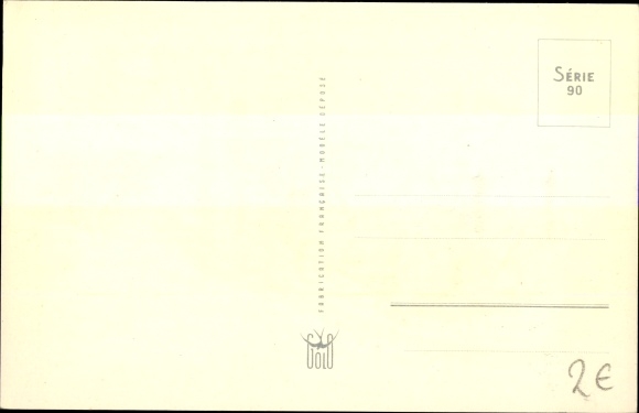 Artist Postcard Gougeon, It&#39;s not as easy as it looks, Wasserski