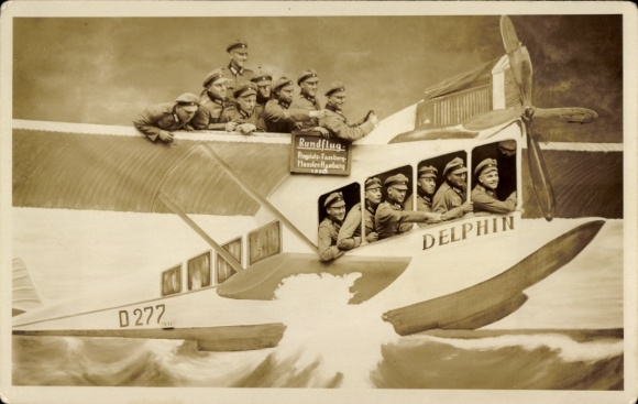 Ak Munster im Heidekreis, Truppenübungsplatz Munsterlager, Rundflug D277, Delphin