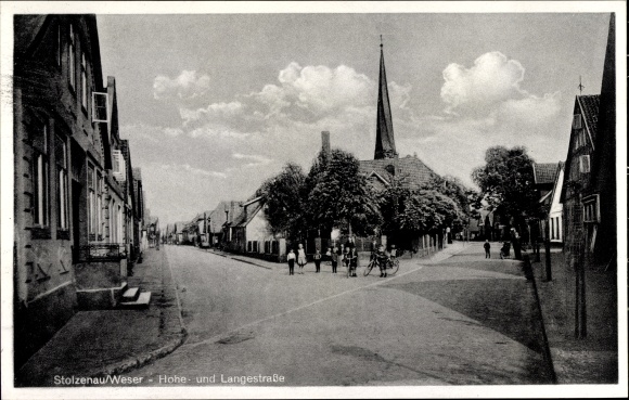 PC Stolzenau on the Weser, Hohestrasse, Langestrasse