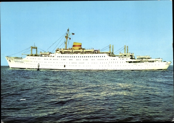 Ak FDGB Urlauberschiff MS Völkerfreundschaft