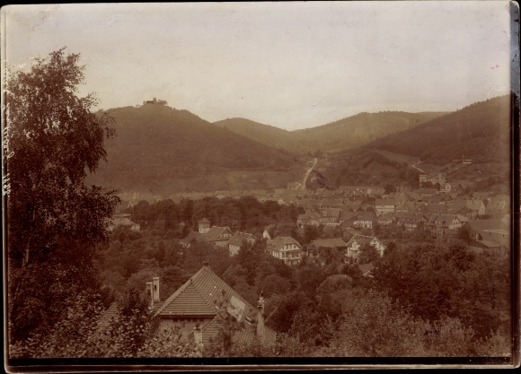 Photo Bad Lauterberg im Harz, view from Kirchberg, around 1920