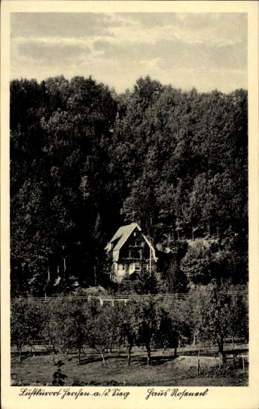Postcard Herchen Windeck at the Sieg, house