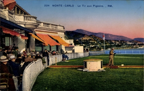 Ak Monte Carlo Monaco, Tir aux Pigeons