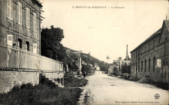 Ak Saint Martin de Bienfainte Calvados, Le Fossard