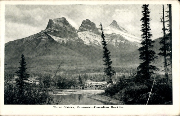 KP Canmore Alberta Kanada, Trzy Siostry, Góry Skaliste