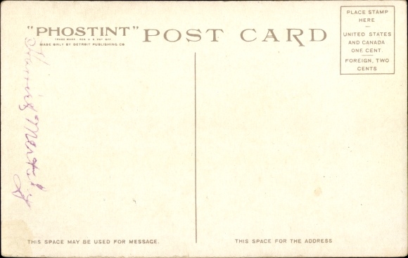 Postcard steamer SS Juniata