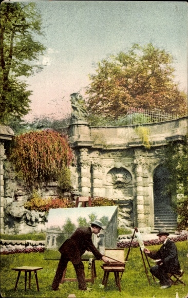 Ak Dresden Altstadt, Königlicher Zwinger, Nymphenbad
