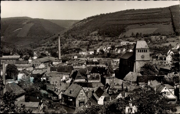 Postcard Lambrecht in the Palatinate, general view