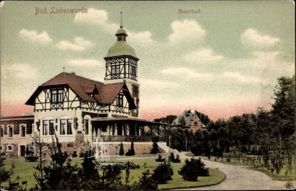 Ak Bad Liebenwerda in Brandenburg, Moorbad