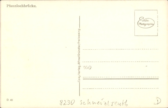 Postcard Schneizlreuth in Upper Bavaria, Gasthof Mauthäusl, German Alpine Road