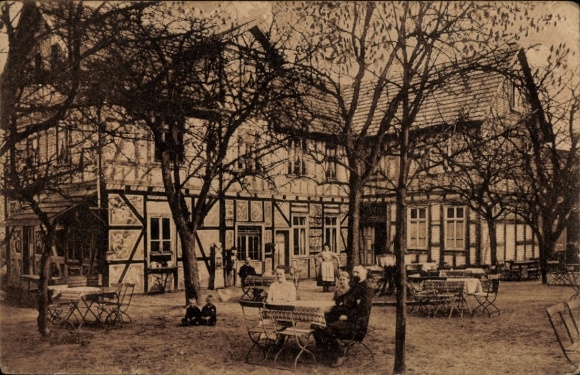 Postcard Frauenberg Ebsdorfergrund Hessen, Inn Burgruine, owner K. Brunet