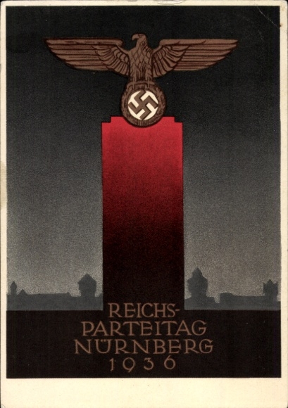 Artist Postcard Klein, Richard, Reich Party Rally of the NSDAP Nuremberg 1936