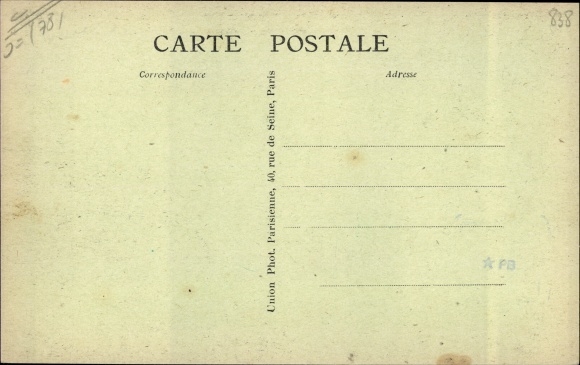 Postcard Montfort l&#39;Amaury Yvelines, Staircase of the Tours, Statue of Anne of Brittany