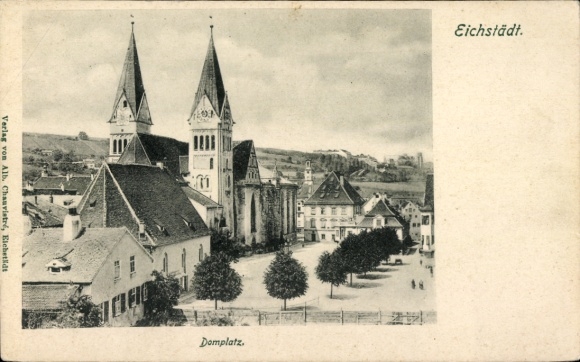 Postcard Eichstädt Oberkrämer in Havelland, Domplatz