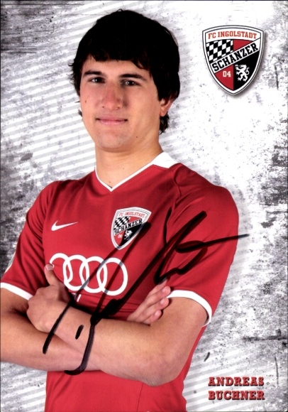 Autogrammkarte Fußballer Andreas Buchner, FC Ingolstadt, Autogramm