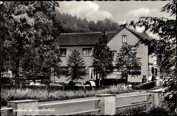 Ak Höffe Odenthal Rheinisch Bergischer Kreis, Gasthaus zum Scherfbachtal, Jos. Knuf