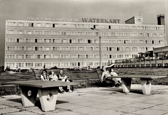 Postcard Börgerende Rethwisch on the Baltic Sea, FDGB recreation home Waterkant