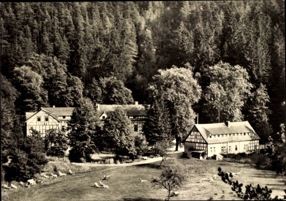 Ak Stadtroda in Thüringen, Zeitzgrund, Neumühle, Genesungsheim