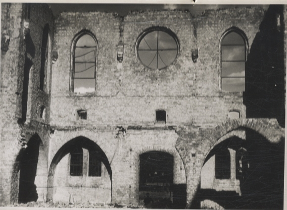 Original photo Berlin Reinickendorf, Benediction Church, around 1946, approx. 12 x 17 cm
