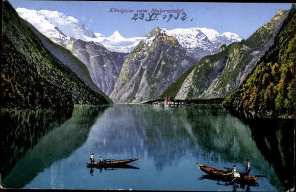 10 alte Ak Berchtesgaden, Königssee, verschiedene Ansichtens