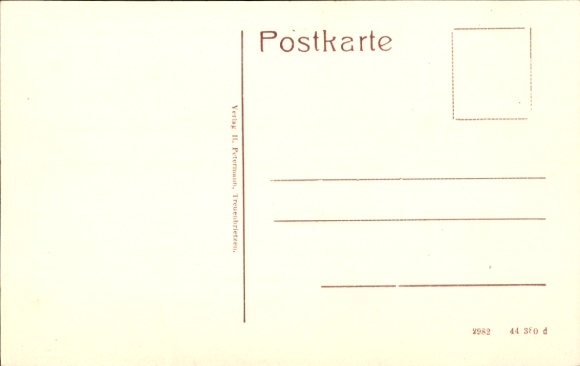 Postcard Treuenbrietzen in Brandenburg, Citizens' School, St. Mary's Church